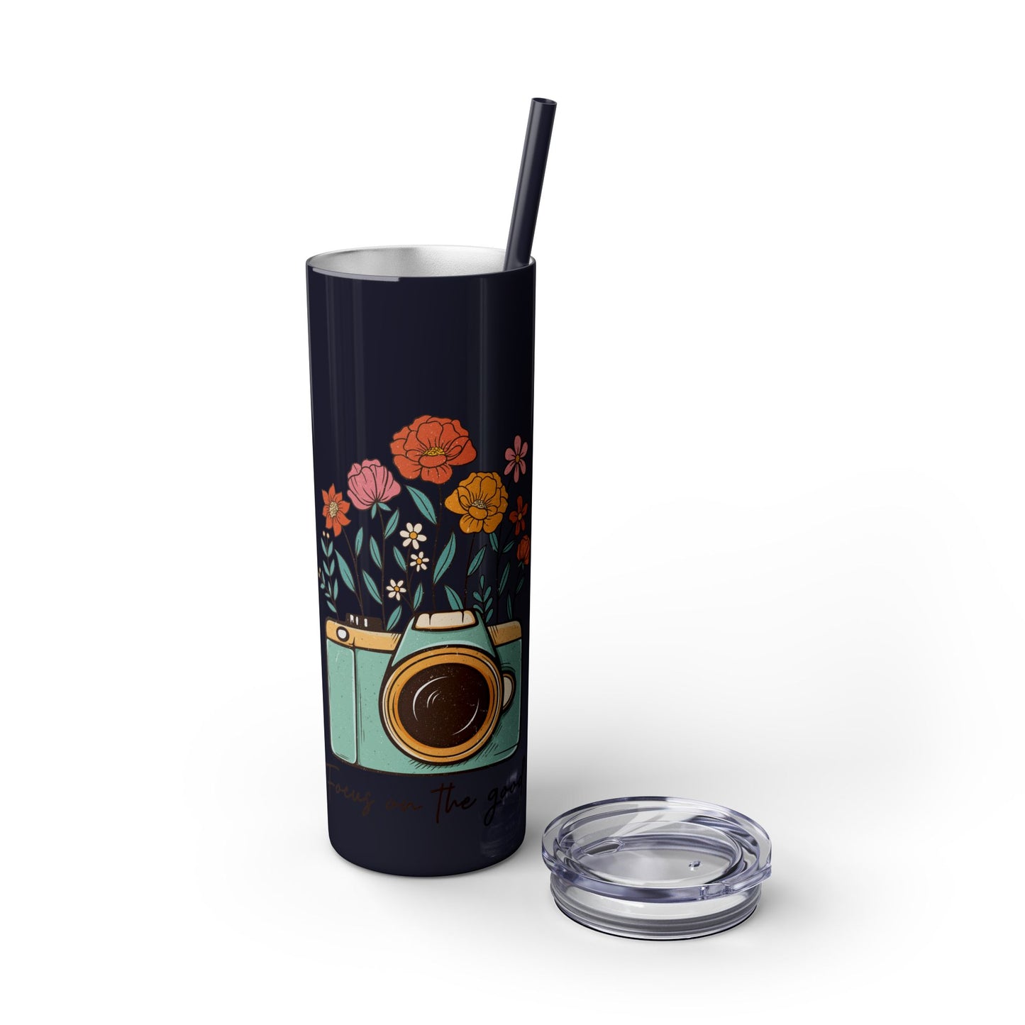 Focus on the Good Skinny Tumbler