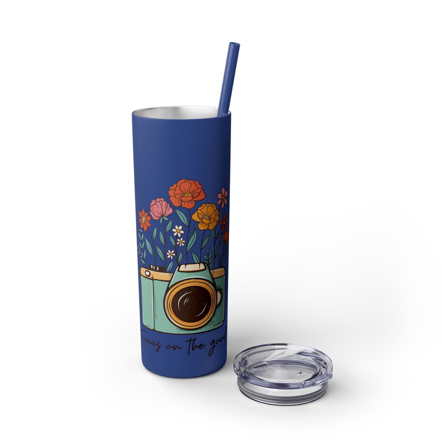 Focus on the Good Skinny Tumbler