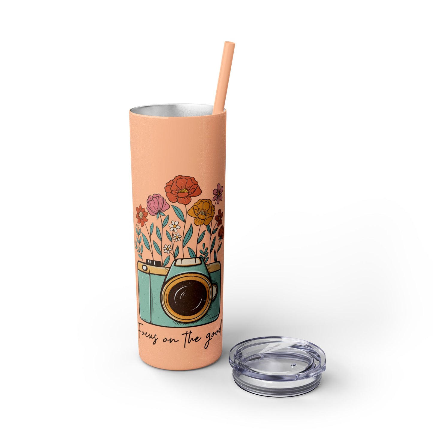 Focus on the Good Skinny Tumbler