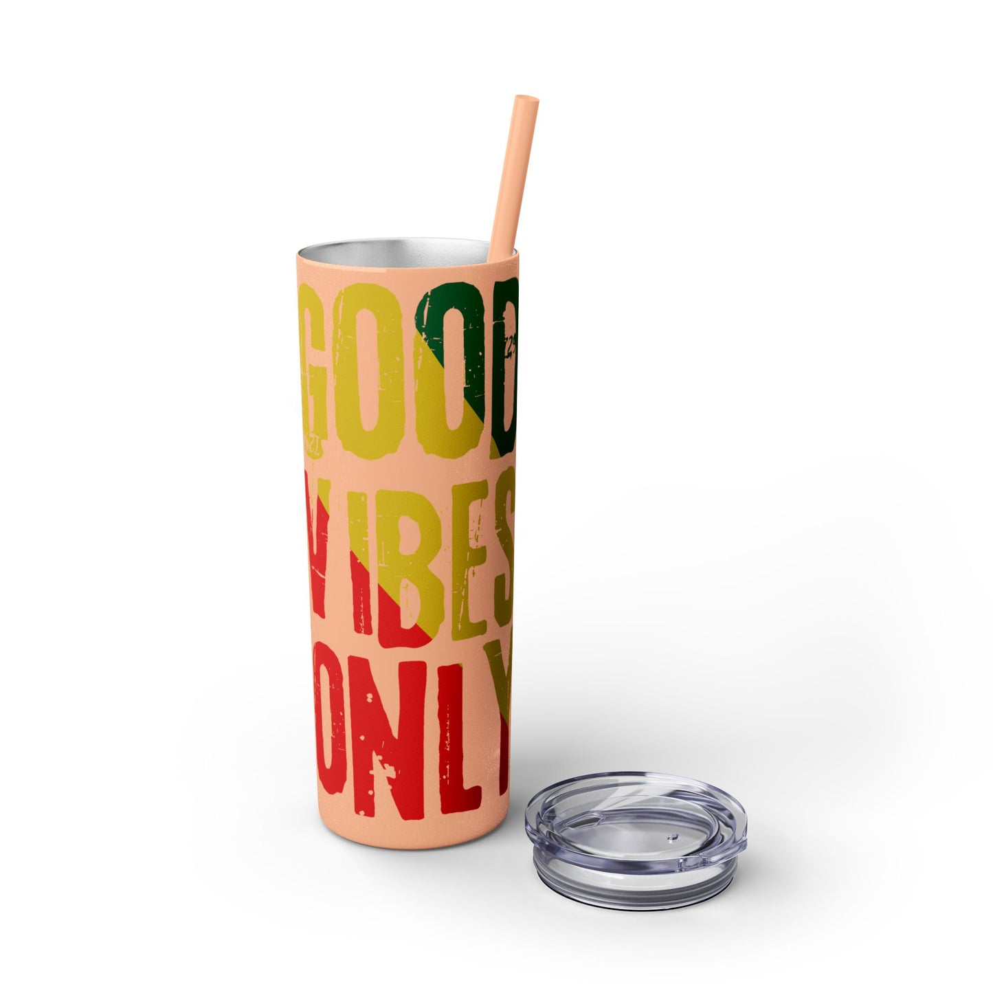 Good Vibes Only Skinny Tumbler