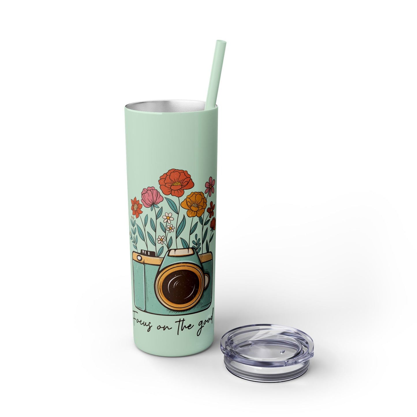 Focus on the Good Skinny Tumbler