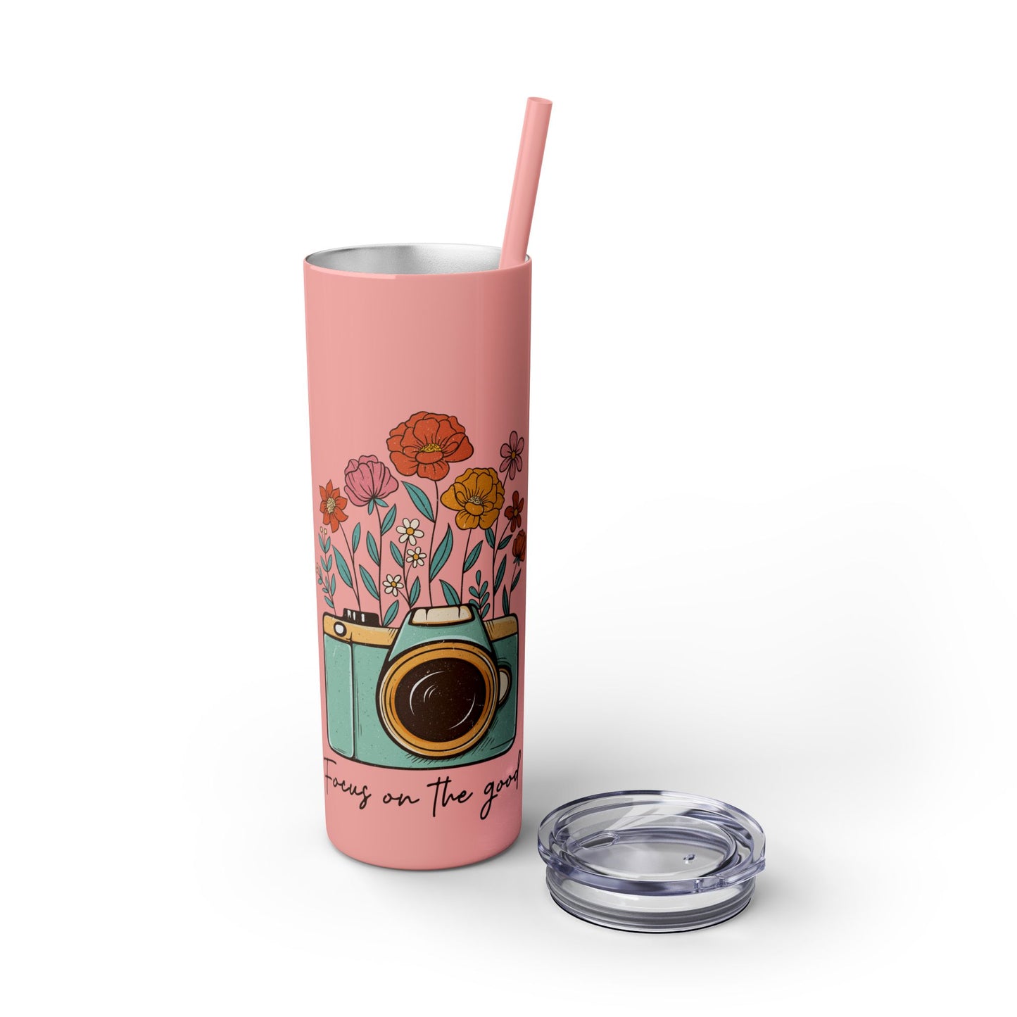 Focus on the Good Skinny Tumbler