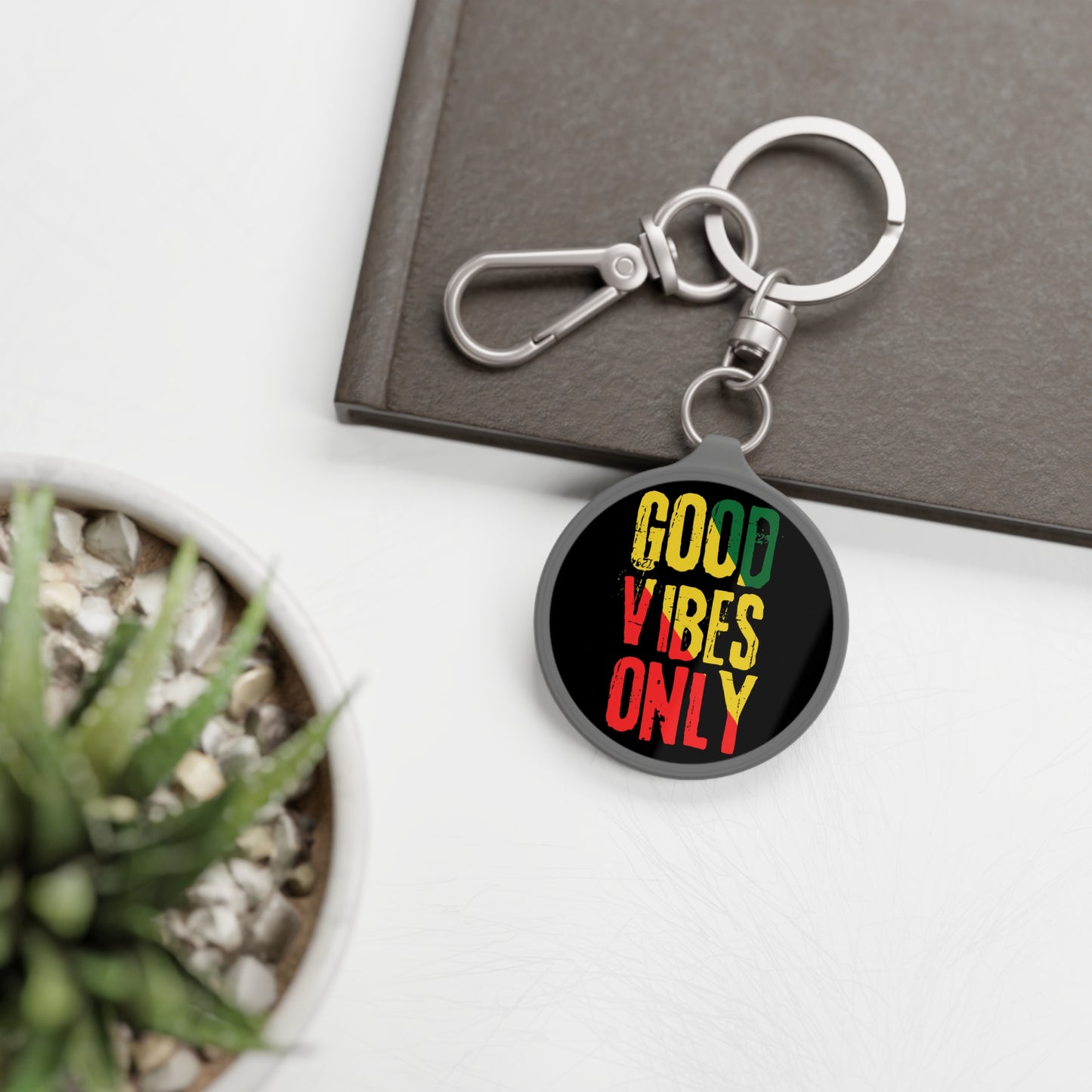 Good Vibes Only Keyring