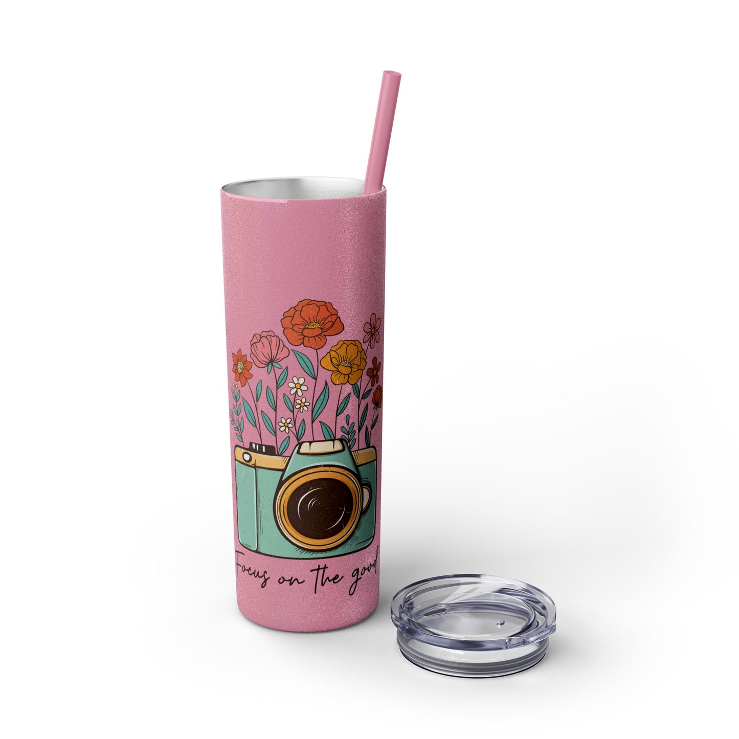 Focus on the Good Skinny Tumbler
