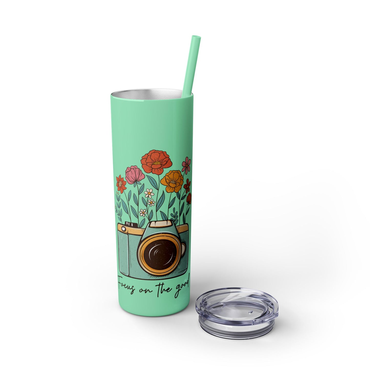 Focus on the Good Skinny Tumbler
