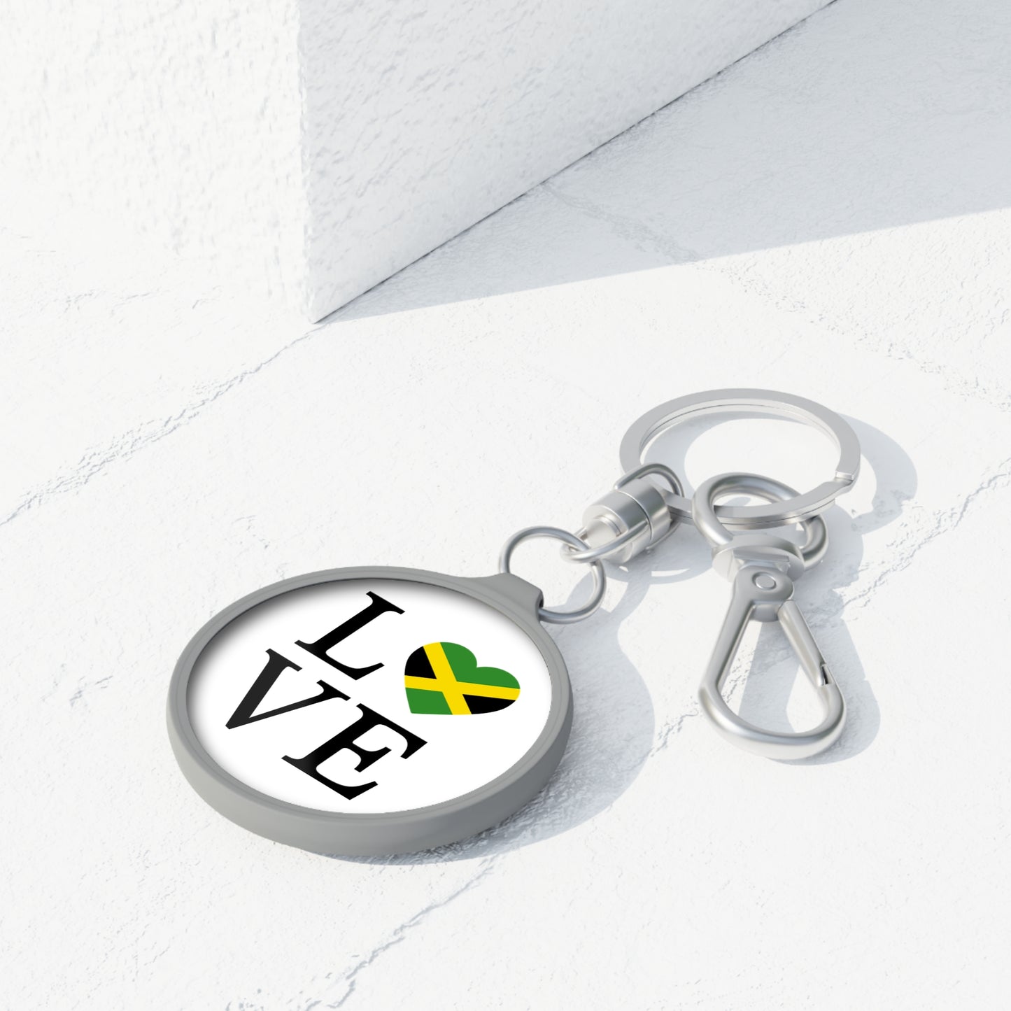 Love Jamaica Keyring