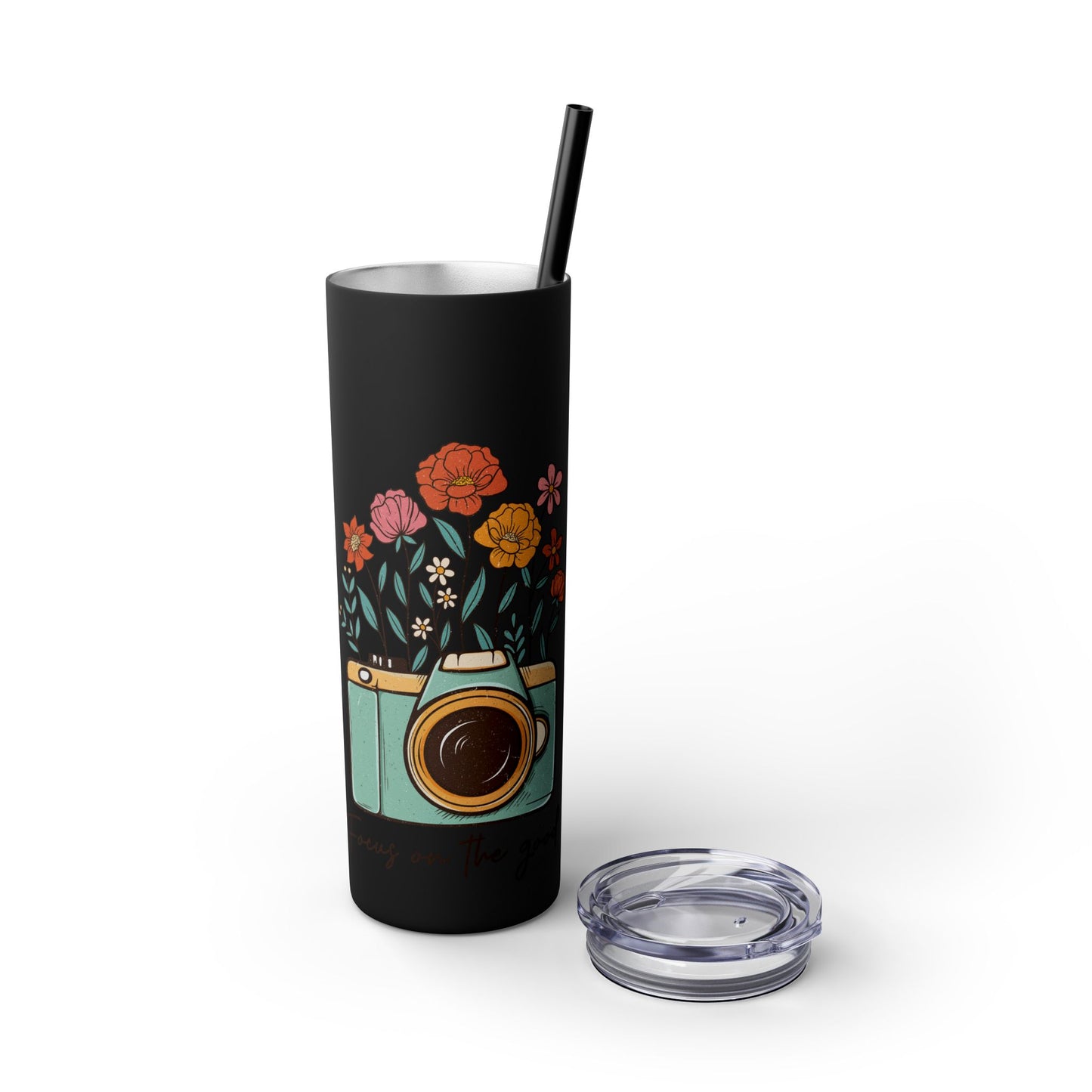 Focus on the Good Skinny Tumbler