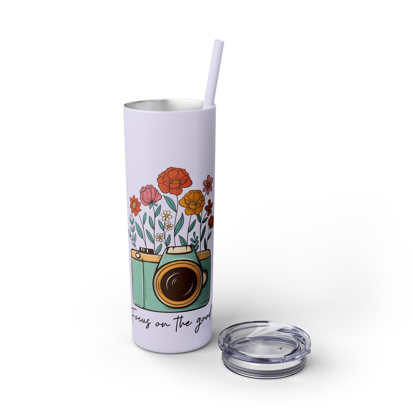 Focus on the Good Skinny Tumbler