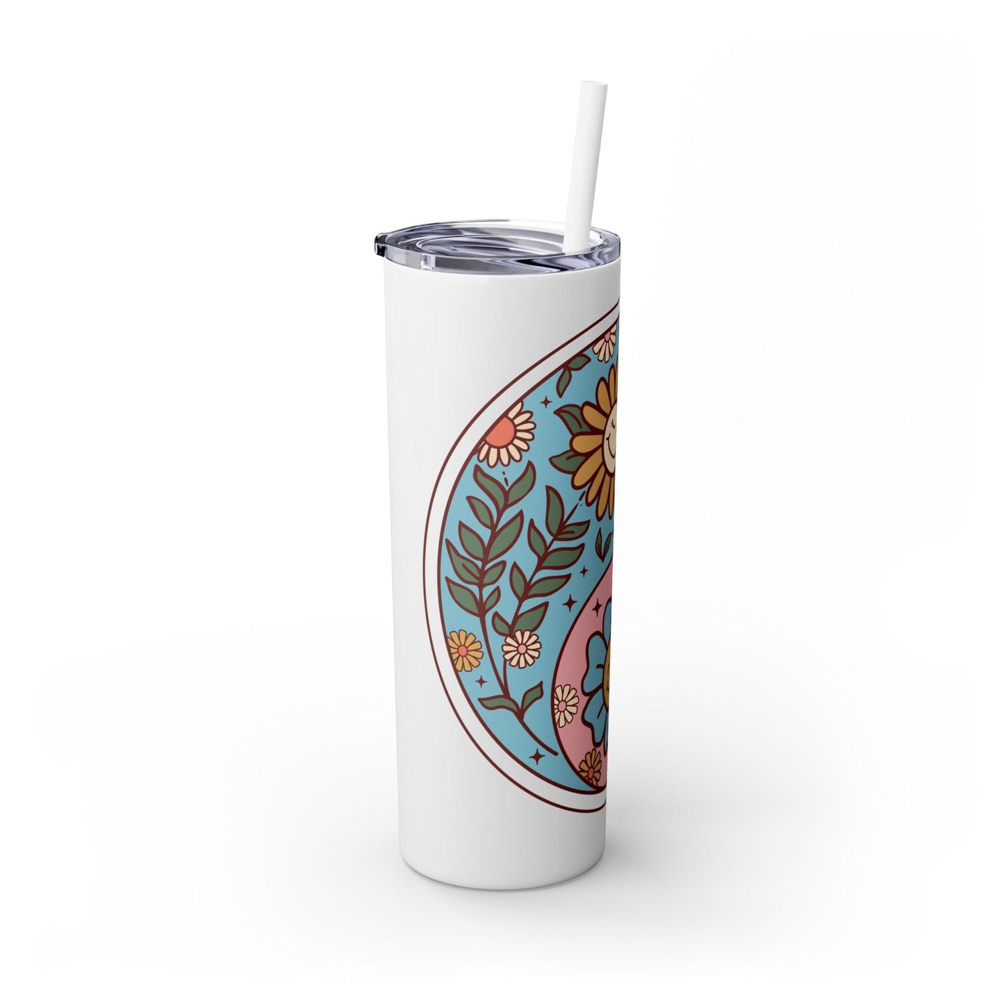 Balance Over Hustle Skinny Tumbler