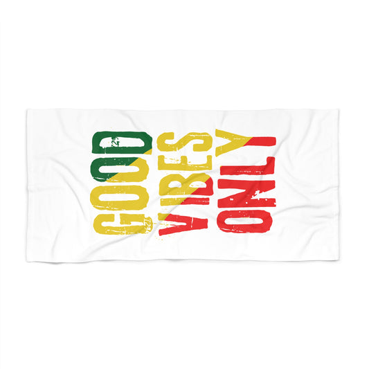 Good Vibes Only Beach Towel
