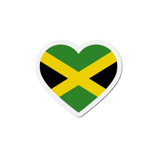 Jamaica Heart Flag Magnet